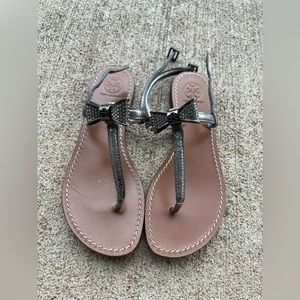 Tory Burch bow sandals 5.5